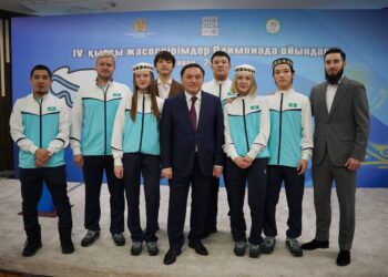 Казахстанских спортсменов проводили на Зимние юношеские олимпийские игры Канвон-2024