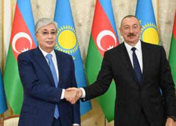 Токаев проведет переговоры с Алиевым в Азербайджане