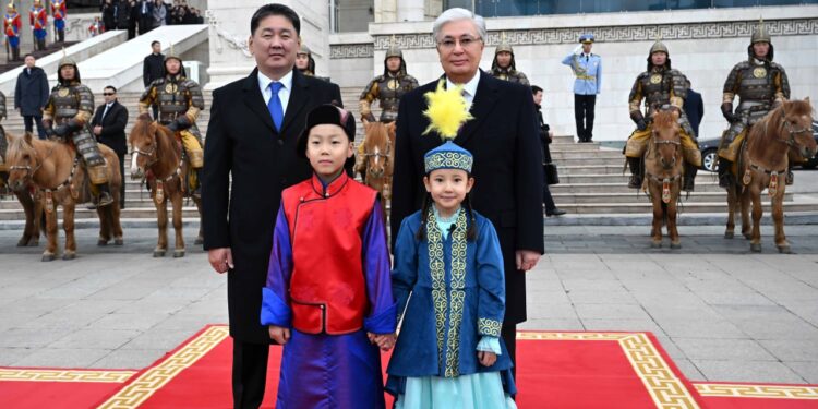 Как прошла церемония встречи Токаева в Монголии