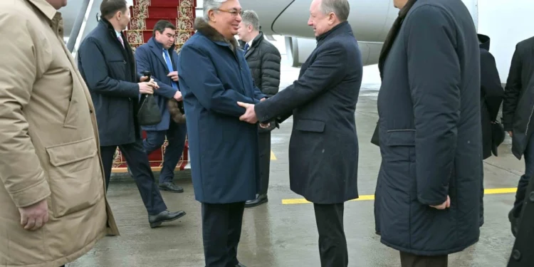 Мемлекет басшысы іссапармен Санкт-Петербург қаласына барды