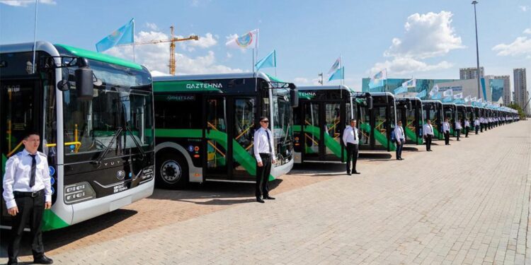 Астанаға жаңадан 40 автобус жеткізіледі