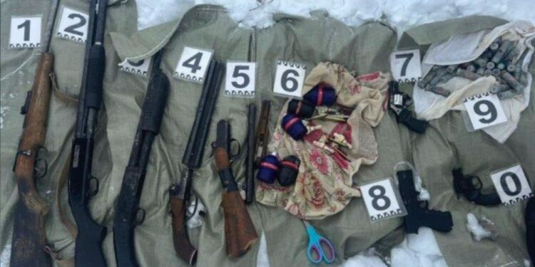 “Қаңтар оқиғалары” кезінде ұрланған қару-жарақтар табылды