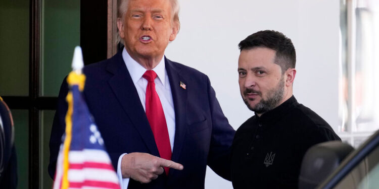 Трамп Зеленскиймен жеке кездеспек